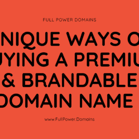 buy premium and brandable domain names