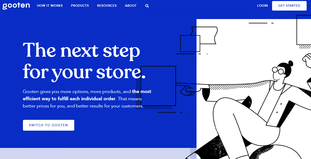 Gooten- Best Dropshipping Apps with Shopify to Manage Inventory