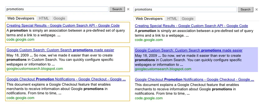 Google Custom Search Ads