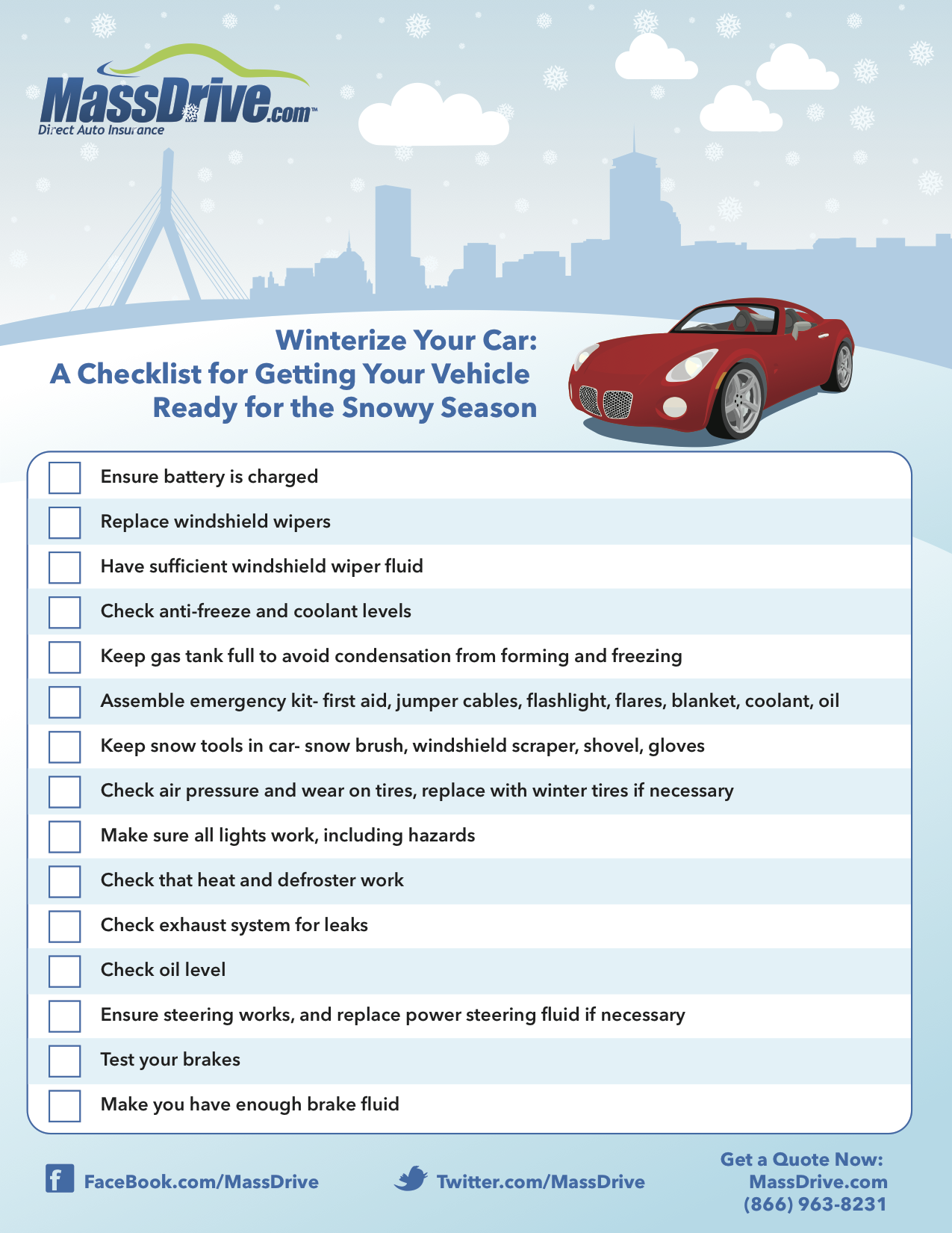 Winterize Your Car: A Checklist for Getting Your Vehicle Ready for ...